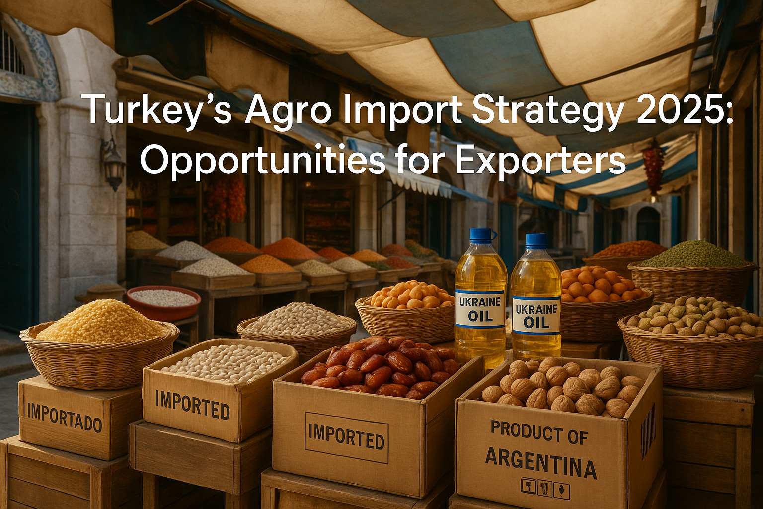 Turkey’s Agro Import Strategy 2025: Opportunities for Exporters