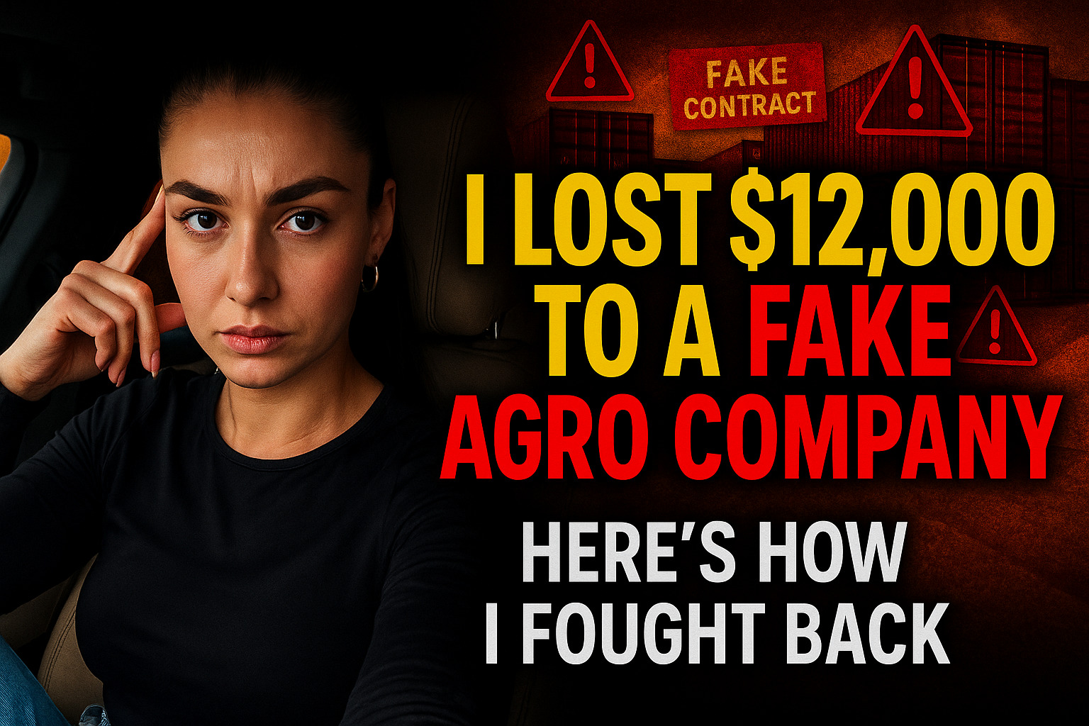 I Lost $12,000 to a Fake Agro Company — Then I Built a Platform to Stop It