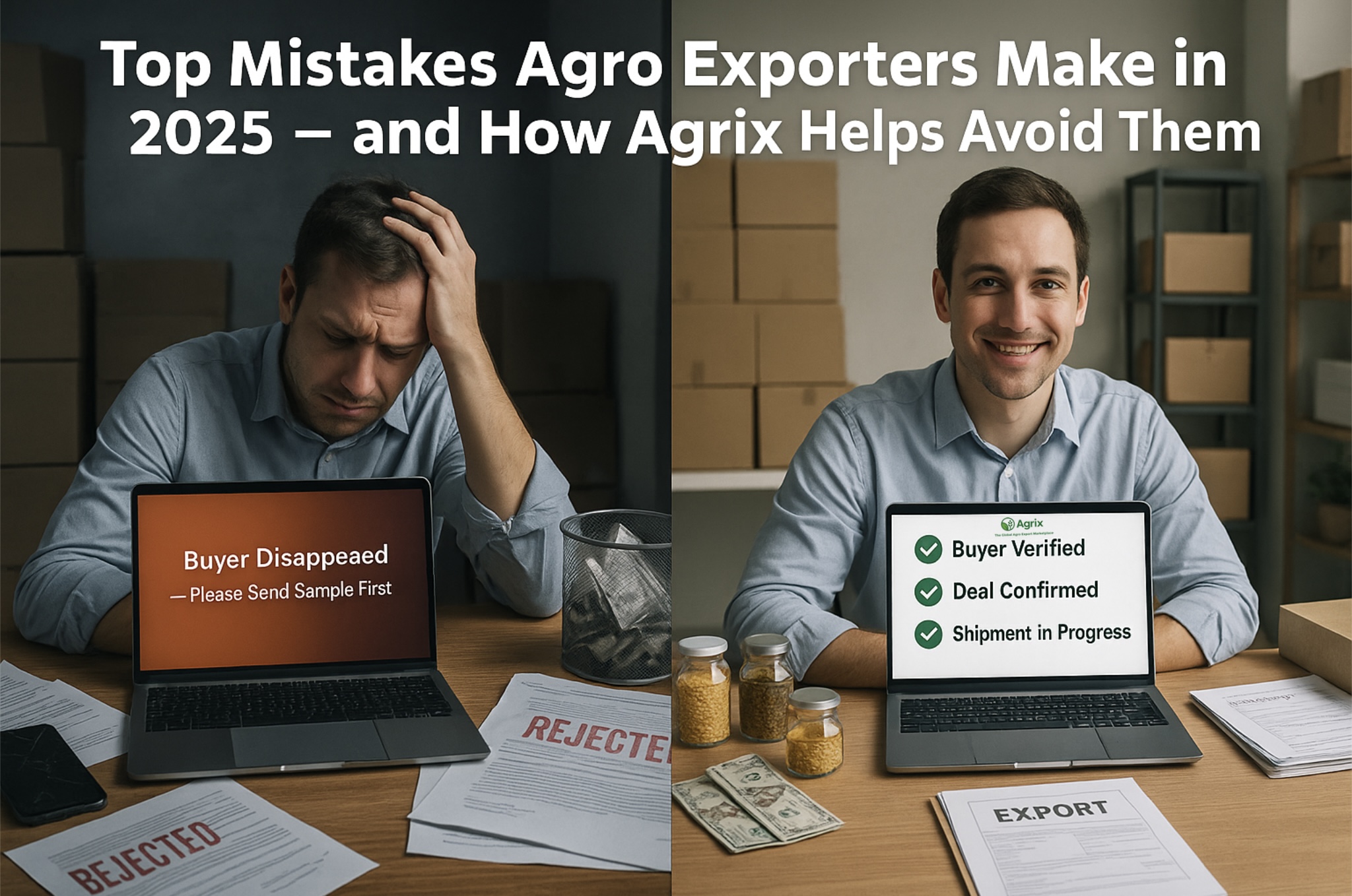 Top Mistakes Agro Exporters Make in 2025 — and How Agrix Helps Avoid Them