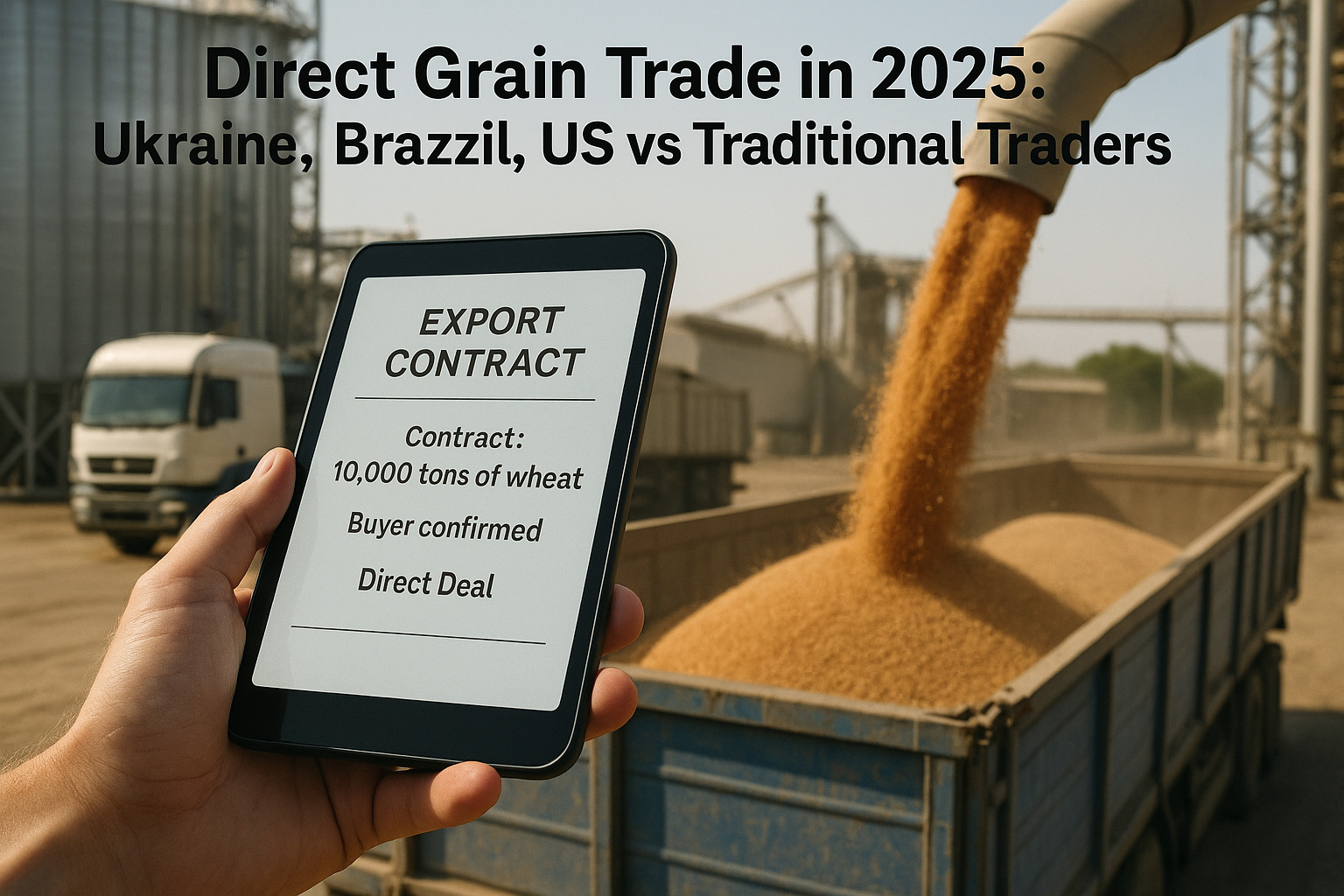 Direct Grain Trade in 2025: Ukraine, Brazil, US vs. Traditional Traders