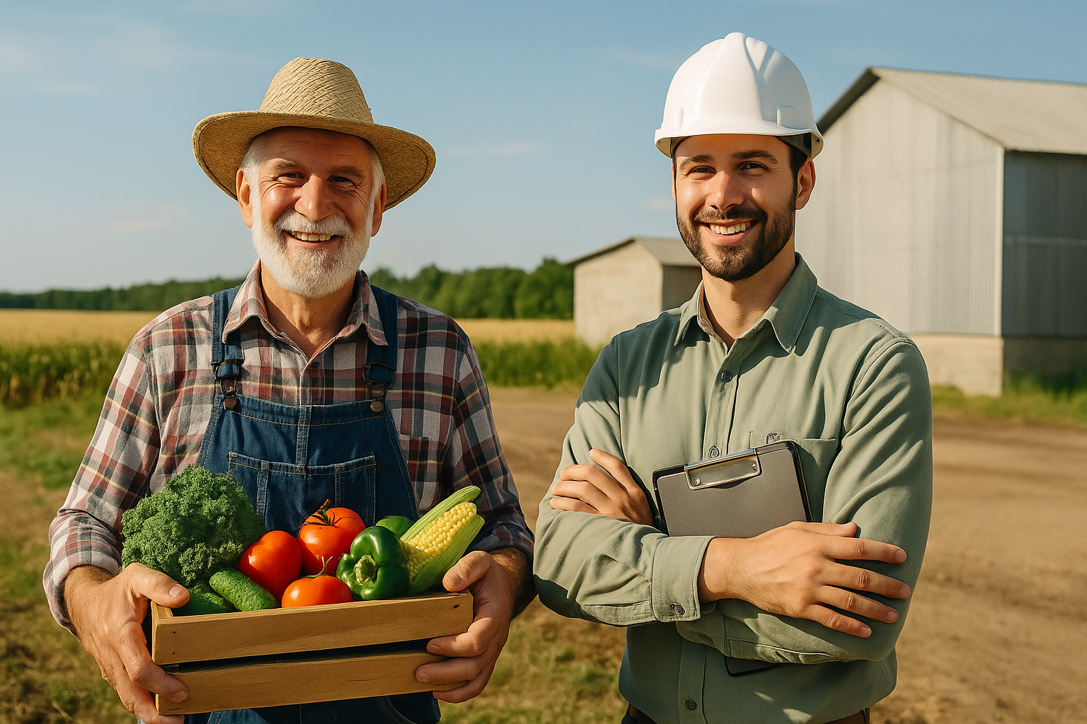Farmers and Producers working in agriculture