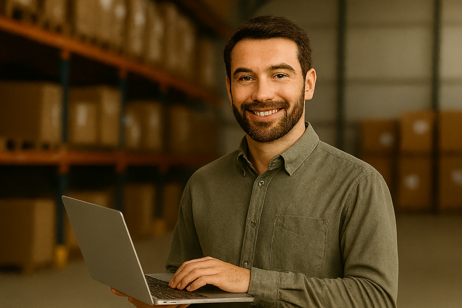 Buyer in professional setting